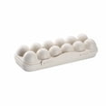 thumbnail image 1 of ACDANC Refrigerator Organizers and Storage,Superior Materials Egg Holder for Fridge,Multifunctional Storage Egg Cartons,Khaki ,12 cells, 1 of 7