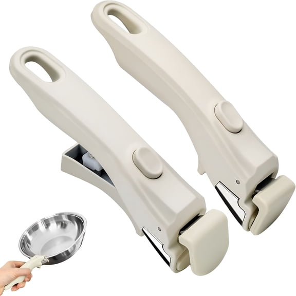 ACDANC Removable Pot Handle 2PCS, Detachable Replacement Handle for Pots and Pans, Universal Replacement Compatible with Most Cookware, Sturdy and Heat-Resistant