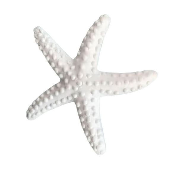 ACDANC Resin Ocean Beach Starfish Natural Seashell Starfish Ornaments for Wedding Decor Beach Theme Party Home DIY Craft Fish Tank Holiday Decoration