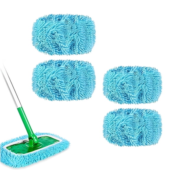 ACDANC Reusable Mop Pads,Washable Microfiber Chenille Mop Replacement Covers for Multi Floor Surface Wet & Dry Cleaning
