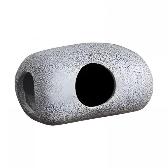 ACDANC Rock Cave Smooth Edge Aquarium Decoration Clay Hiding Breeding Fish Rock House Fish Tank Decor Fish Tank Rocks