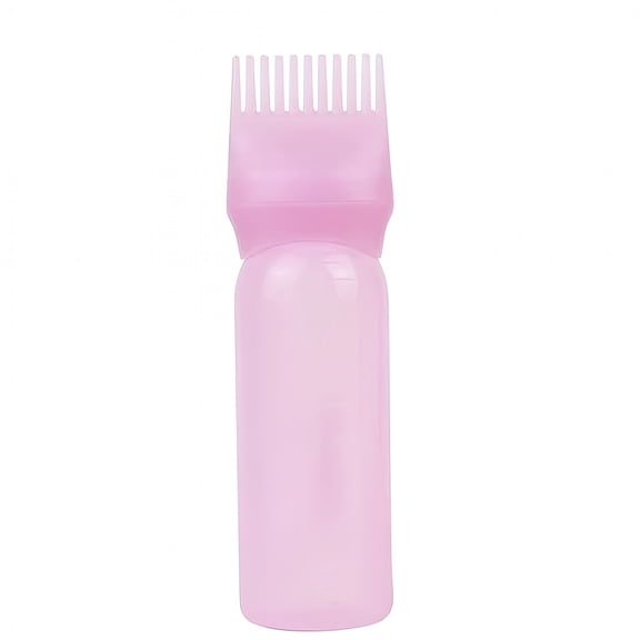 ACDANC Root Comb Applicator Bottle,Scalp Oil Applicator with Graduated Scale,Refillable Container for Salon,Easy to Squeeze Bottles for Hair Dye Bottle with Brush,For Hair Coloring Dyeing