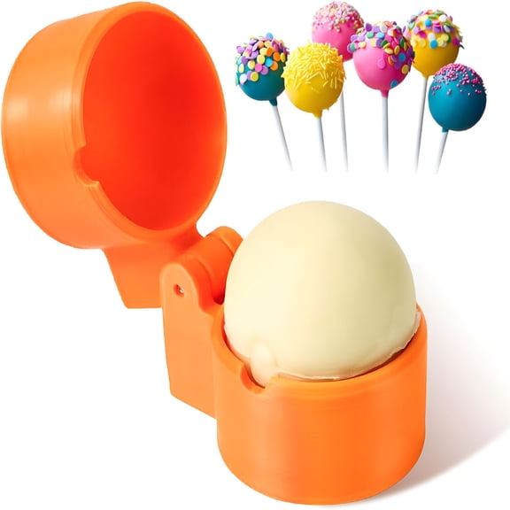 ACDANC Round Cake Pop Mold Shapes Press Set,Sphere Circle Cake Pop Cutter and Pusher,Baking Tools Accessories for Cake Pops,Cookies,Wedding and Party Desserts (1Pcs)