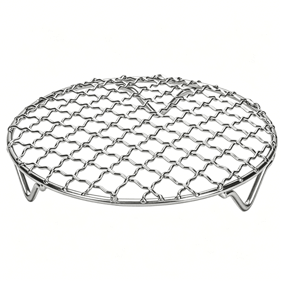 ACDANC Round Cooking Rack 6 Inch - Stainless Steel Cooling & Baking Wire Grid for 3Qt Air Fryer,Dutch Oven,Steaming - 6’’ Circular Roasting Trivet Stand,1-Pack