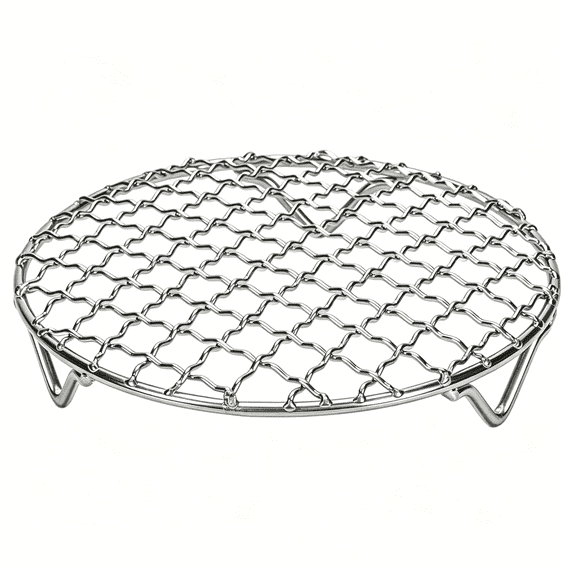 ACDANC Round Cooking Rack 6 Inch - Stainless Steel Cooling & Baking Wire Grid for 3Qt Air Fryer,Dutch Oven,Steaming - 6 Circular Roasting Trivet Stand,1-Pack