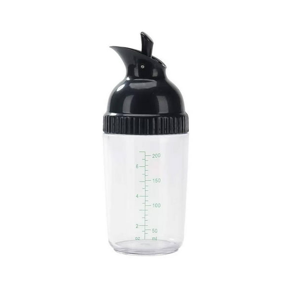 ACDANC Salad Dressing Container,Leak-Proof Design Salad Dressing Shaker Bottle,Versatile Salad Container,Black