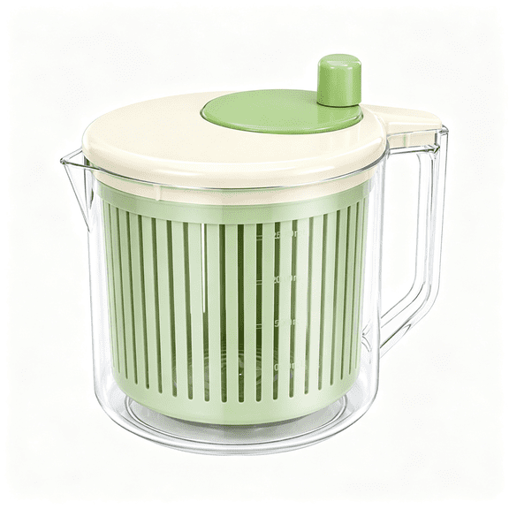 ACDANC Salad Spinner \U2013 4.73L (20 Cup),Bpa-Free Manual Vegetable Spinner with Strainer Basket,Durable Kitchen Gadget,Easy Spin Dryer Bowl for Lettuce,Fruits & Greens