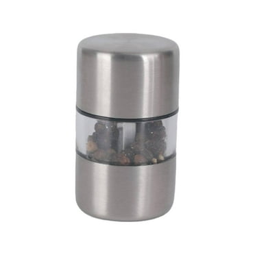 ACDANC Salt and Pepper Shakers,Compact and Handy Seasoning Containers,Ceramic Grinding Core and Adjustable Coarseness Salt and Pepper Shakers Set,Style1