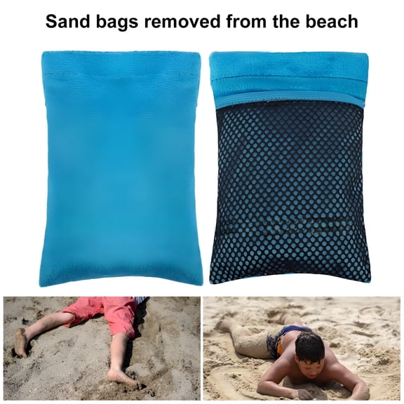 ACDANC Sand Remover Beach Accessory Convenient Sand Removal Tool Plush Fabric Sand Remover Tool Skin-Safe,Ideal for Beach Trips