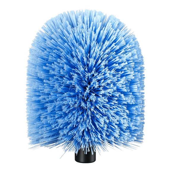 ACDANC Screw on Webster Cobweb Duster Head for Pole,Spider Web Remover Brush,Cobweb Duster Head Attachment,Fits Standard 3/4 Inch Threaded Poles(Big,Blue)