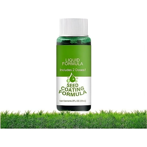 ACDANC Seed Spray Liquid,Grass Seeds for Lawn - Liquid Seeding Grass Lawn Green Spray,Seed Spray Liquid Natural Green Grass Paint for Lawn (1pcs)