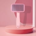 thumbnail image 1 of ACDANC Self Cleaning Slicker Brush for Grooming And Exfoliating Short Long Haired Pets,Removing Loose Fur,Undercoat,Mats,Tangled for Large Medium Small Sensitive Skin of Cats,Pink, 1 of 7