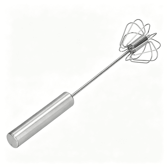 ACDANC Semi Automatic Egg Beater,10 in Stainless Steel Manual Mixer,Ergonomic Hand Egg Whisk for Whipping Eggs,Creams,Milkshakes,And Batters