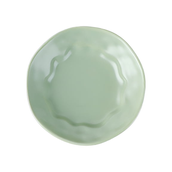 ACDANC Serving Dishes,Constant Companion Food Tray,Smooth Glaze Serving Trays,3.5 Inch Flavor Plate,Light Green