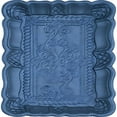 thumbnail image 1 of ACDANC Serving Tray Decorative Vintage Platter Rectangular Rustic Wooden Breakfast Plates for Eating Storing Bedroom Kitchen Living Room Fruit Dessert Lap Couch Blue, 1 of 4