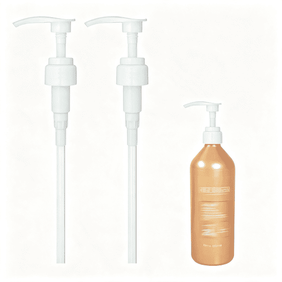 ACDANC Shampoo/Conditioner Pump Compatible with 1 L/33.8 Fl Oz Bottles,Dispensing Liter Pump for Shampoo and Conditioner,2-Pack,Perfect Fit Shampoo Pump