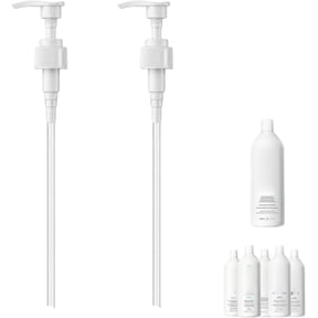 ACDANC Shampoo and Conditioner Pump Compatible with 1 L/33.8 Fl Oz Bottles,Dispensing Liter Pump for Shampoo and Conditioner,Compatible Liter Shampoo Pump 2-Pack