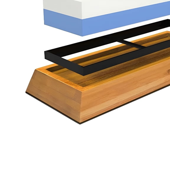 ACDANC Sharpening Stone Set,Kitchen Knife Sharpener,Non-slip Base