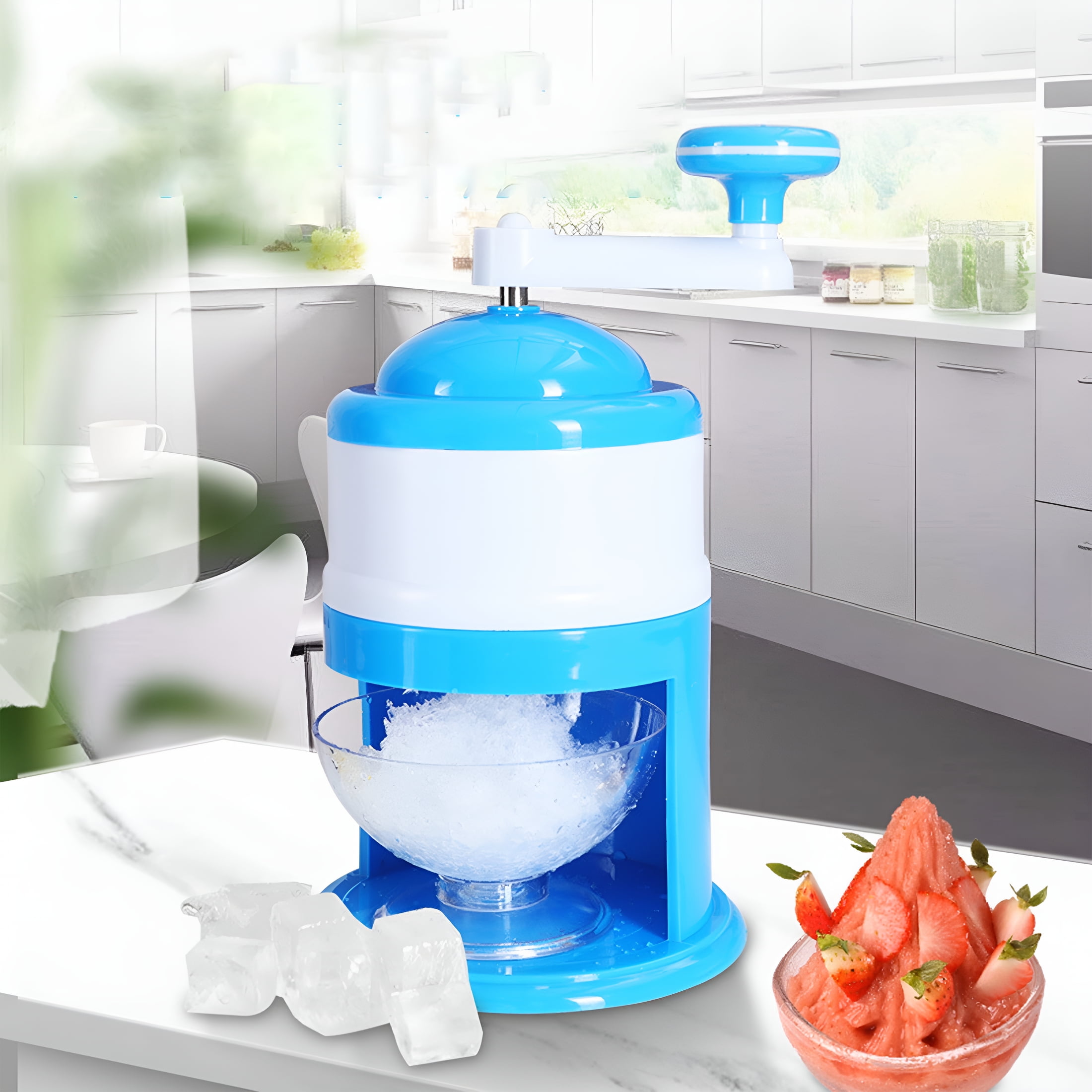 ACDANC Shaved Ice Maker Slushie Machine with Stainless Steel Blades for Snow Cone Margarita Frozen Cocktails Organic Sugar Free Flavored Healthy Snacks