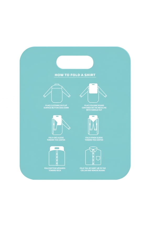 Shirt Folding Board Laundry Folding Board for Clothing Garments Adults Kids T-Shirts Dress Sweaters Clothes Folder Boards Easy and Fast Folding for Adult and Kids