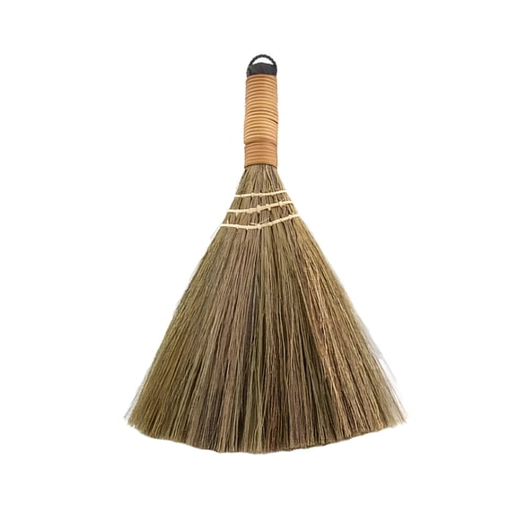 ACDANC Short Handle Soft Bristle Broom Wood Floor Clean Sweeping Brush Dustpan