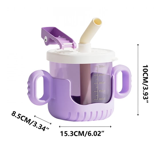 ACDANC Silicone Baby Straw Cup for Months, Sippy Cup, First Training Cup, Water Drinking Smoothie Cup for Infants Toddlers