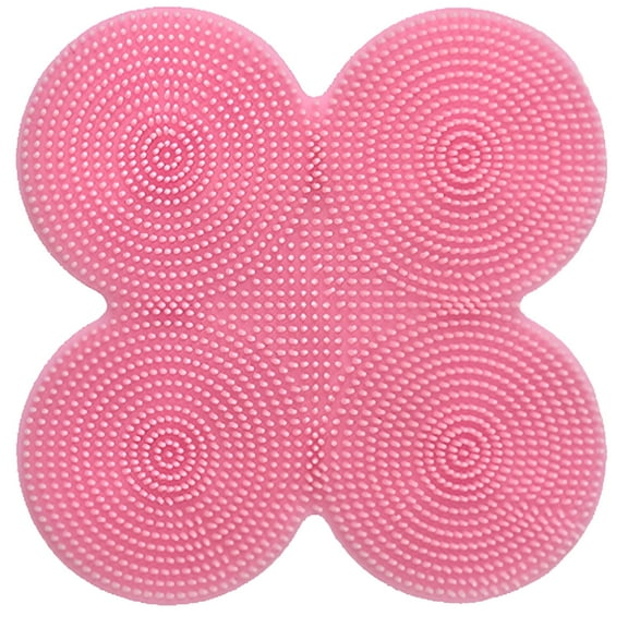 ACDANC Silicone Face Scrubber,Face Scrubber Exfoliator,Blackhead Removal Pore Scrubber,Red