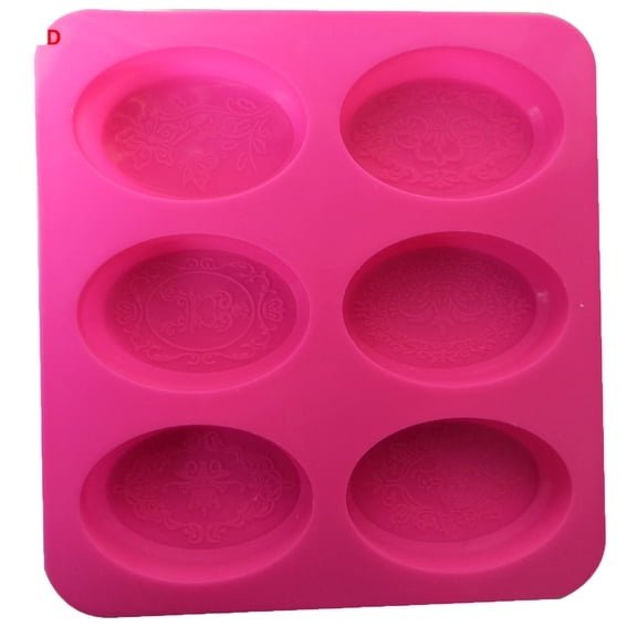 ACDANC Silicone Soap Molds,Soap Molds for Soap Making,Soap Making Kit,Red