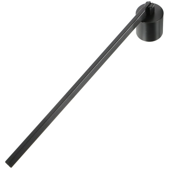 ACDANC Simple Design Candle Snuffer Iron Candle Tool to Safely Extinguish Candles (Black)