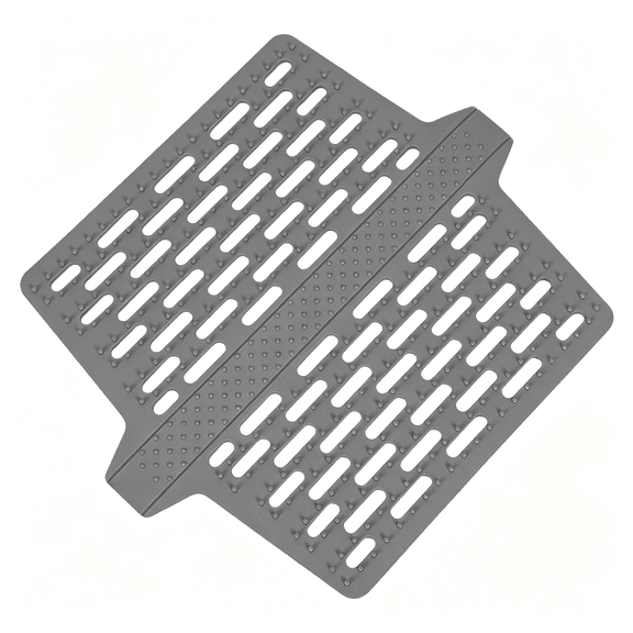 ACDANC Sink Mat Saddle Kitchen Sink Protector Divider Mat Heat Resistant Pad - Silicone
