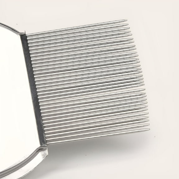 ACDANC Skull Lice Treatment Nit Free Comb with Rounded Tip Super Density Teeth Brush