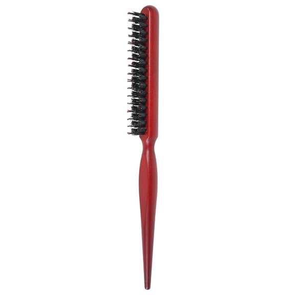ACDANC Slick Back Brush, Teasing Nylon&Boar Bristle Hair Brush for Edge Control, Back Comb with Rat Tail Pick for Hairstyle Sectioning, Backcombing, Smoothing, Styling Fine Hair