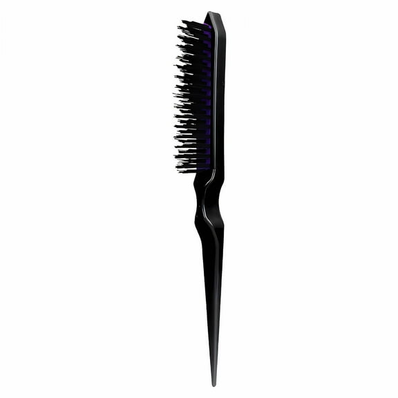 ACDANC Slick Back Hair Brush,Comfortable to Hold Slick Back Brush,Fluff and Hair Teasing Comb,Black