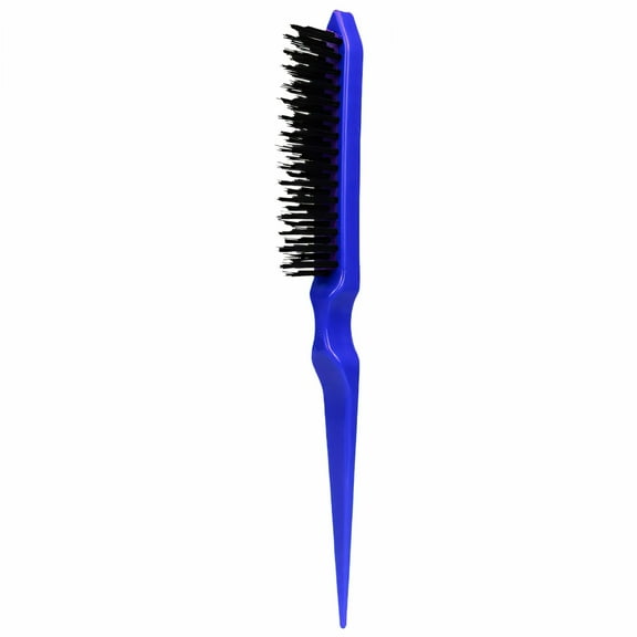 ACDANC Slick Back Hair Brush,Comfortable to Hold Slick Back Brush,Fluff and Hair Teasing Comb,Blue