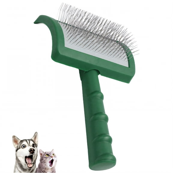 ACDANC Slicker Brush for Dogs,Extended Needle Comb Deshedding Dog Brush,Dog Brush