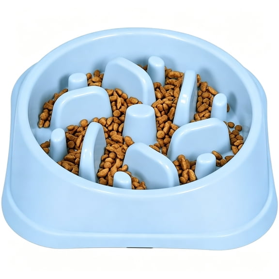 ACDANC Slow Feeder Non-Slip Dog Puzzle Bowls Interactive Bloat Stop Anti-Choking Dog Bowl for Small Medium Dogs Digestion Health Mental Stimulation Pet Feeding Care Accessory