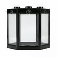 thumbnail image 1 of ACDANC Small Beta Fish Tanks, Stackable Mini Tank Aquarium Starter Kits, No Clean Corners, Tiny Fish Tank for Shrimp Moss Seaweed Balls Sea Monkeys, Black, 1 of 7