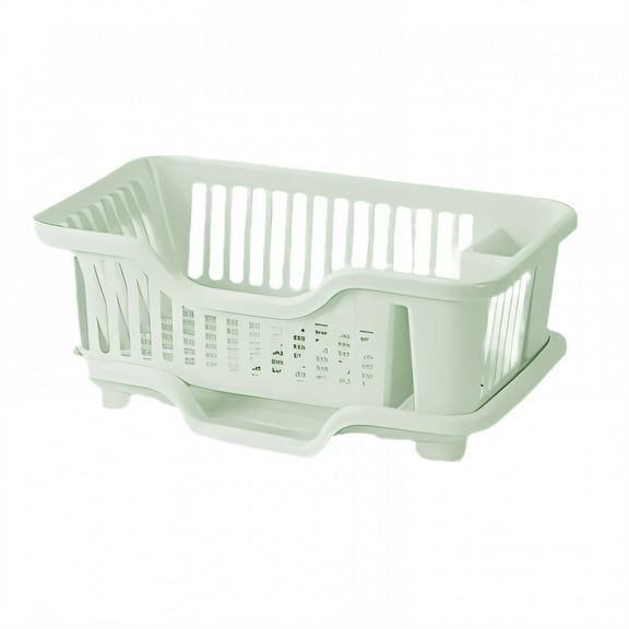 ACDANC Small Dish Drying Rack,1Layer Dish Racks for Kitchen Counter,Drying Rack Dishes,Green