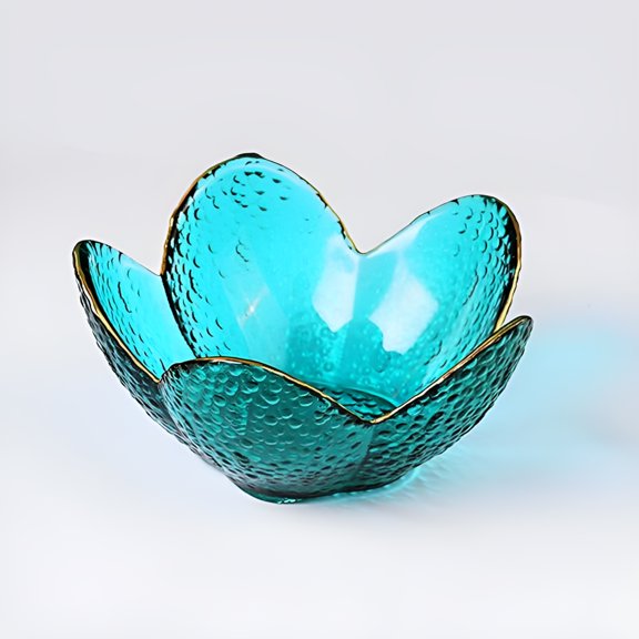 ACDANC Small Jewelry Dish Tray for Women, Glass Jewelry Tray Trinket Dish, Flower Ring Dish Engagement Gift, Crystal Ring Holder Dish, Vanity Jewelry Plate Dish, Jewelry Bowl for Rings, Earrings