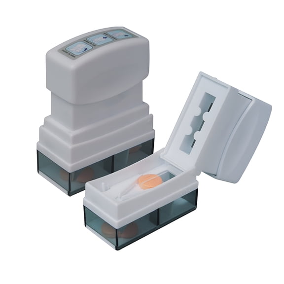 ACDANC Small Pill Cutter,Pill Splitter for Small or Large Pills,Cuts Vitamins Tablets,Portable Pill Crusher for Purse Pocket