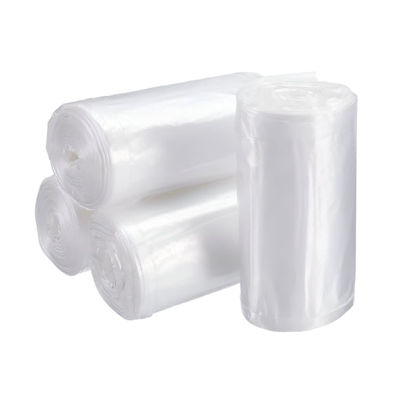 ACDANC Small Plastic Trash Bags 0.5 Gallon Garbage Bags White,Mini Garbage Bags,6 Rolls / 180 Counts
