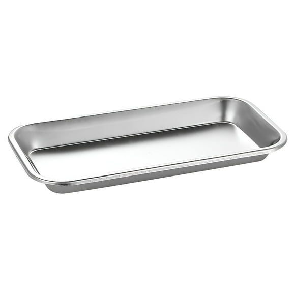 ACDANC Small Stainless Steel Toaster Oven Tray & Baking Sheet Pan. A Heavy-Duty,Non-Toxic Metal Pan for Roasting,Broiling & Cooking. Rimmed Cookie Sheet & Jelly Roll Pan. (9X5 Inch)