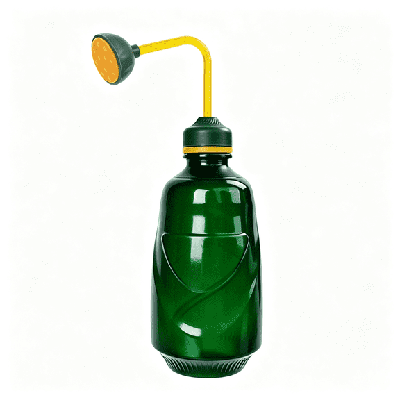 ACDANC Small Watering Can,2 in 1 Spray Head Functionality,450Ml Squeeze Garden Plant Watering Can for Seedlings Indoor/Outdoor Plants Watering Can Indoor Plants (Green)