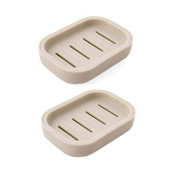 ACDANC Soap Dish,Moisture-Resistant Soap Dish for Shower,Soap Container for Easy Installation,Khaki