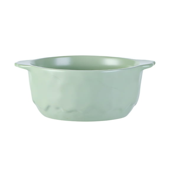 ACDANC Soup Bowls,Creamy Trendy Style Serving Bowl,Easy to Clean Bowls,6-Inch Small Bowl,Light Green