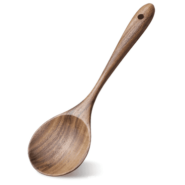 ACDANC Soup Spoon Made From Sustainable Materials, This Wooden Soup Spoon Is the Perfect Eco-Friendly Choice. Wooden Spoons for Cooking,1