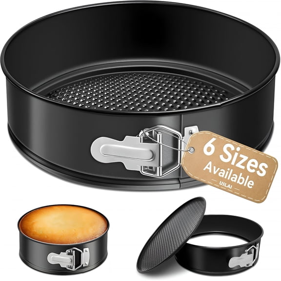 ACDANC Springform Pan,4/6/7/8/9/10 Inch Nonstick Cheesecake Pan with Removable Bottom,Easy to Clean,Ideal for Baking Cakes,Pies and Quiches - 6 Inch