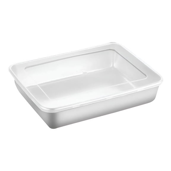 ACDANC Square Cake Pan with lid,Square Baking Pans Oven Food Grade Stainless Bakeware,Easy Clean,Dishwasher,Sturdy