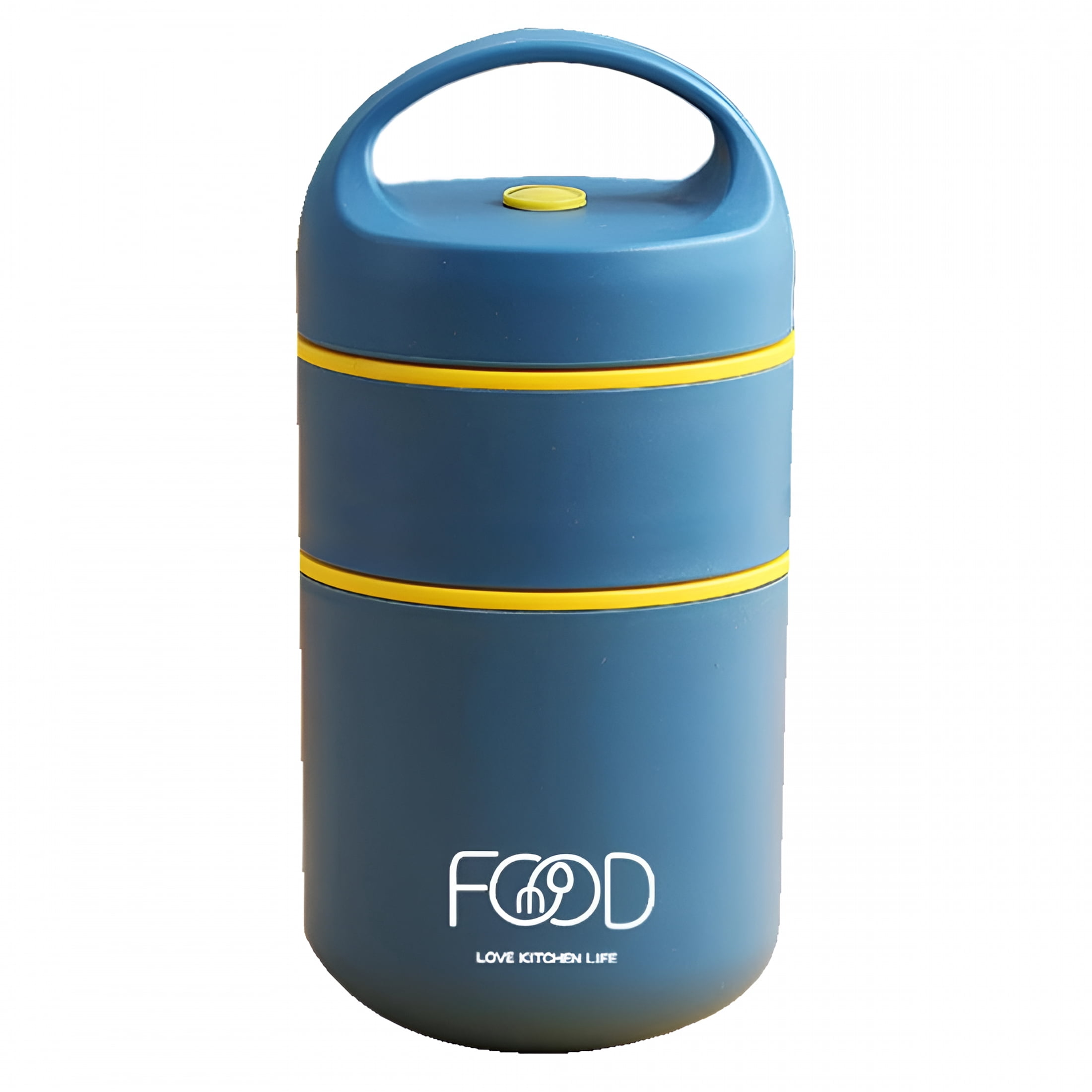 ACDANC Stackable Thermal Containers,2-Tier Double Wall Vacuum Insulated ...