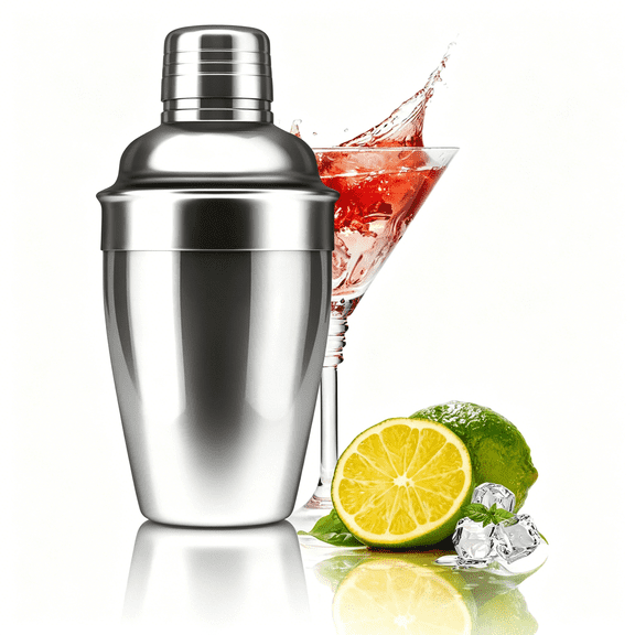 ACDANC Stainless Steel Cocktail Shaker-Classic Martini Mixer with Built-In Strainer,Perfect for Home Bar Or Bartender Gift-Compact and Portable 11.8Oz(350Ml)Size for Single Martinis